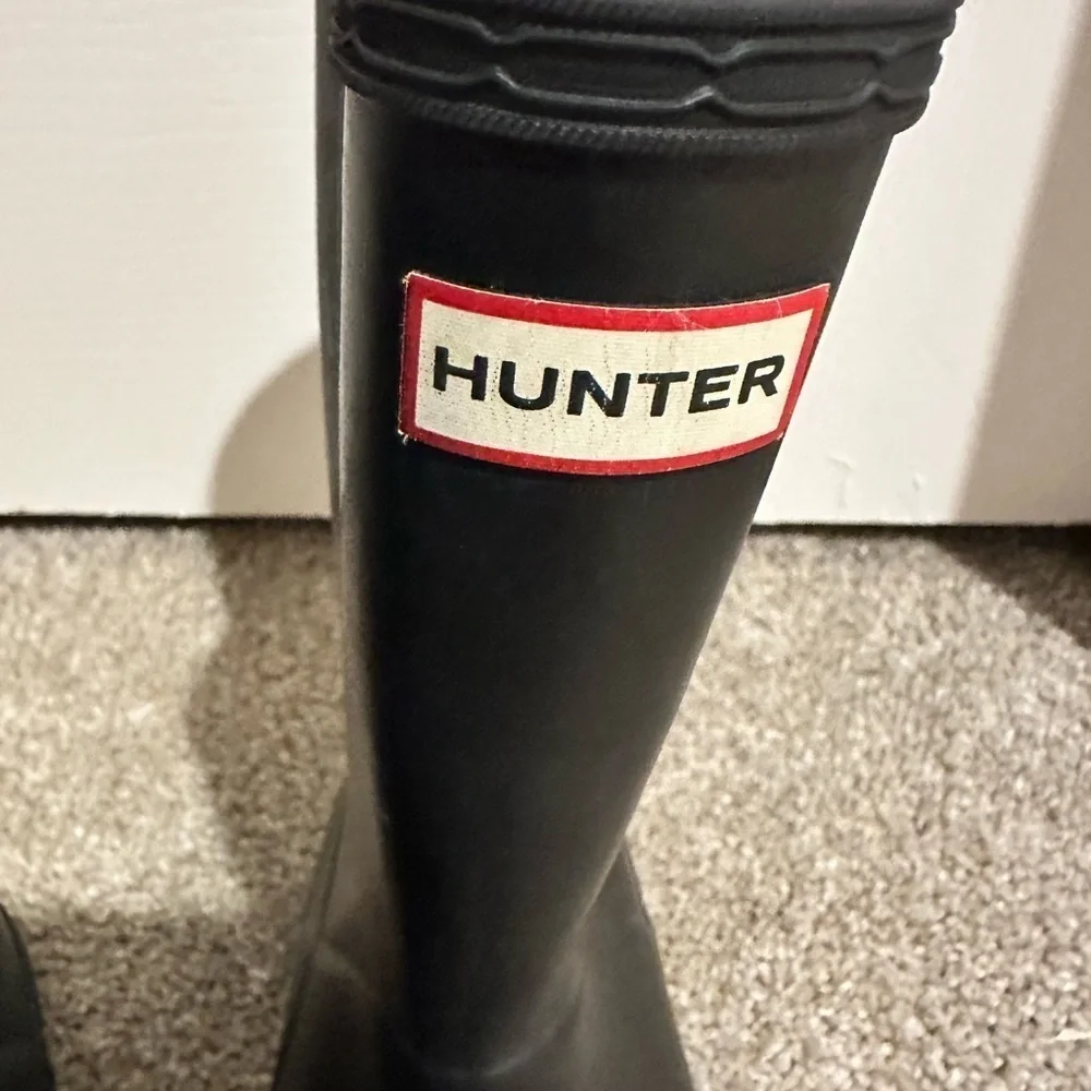 Hunter Black Rain Boots